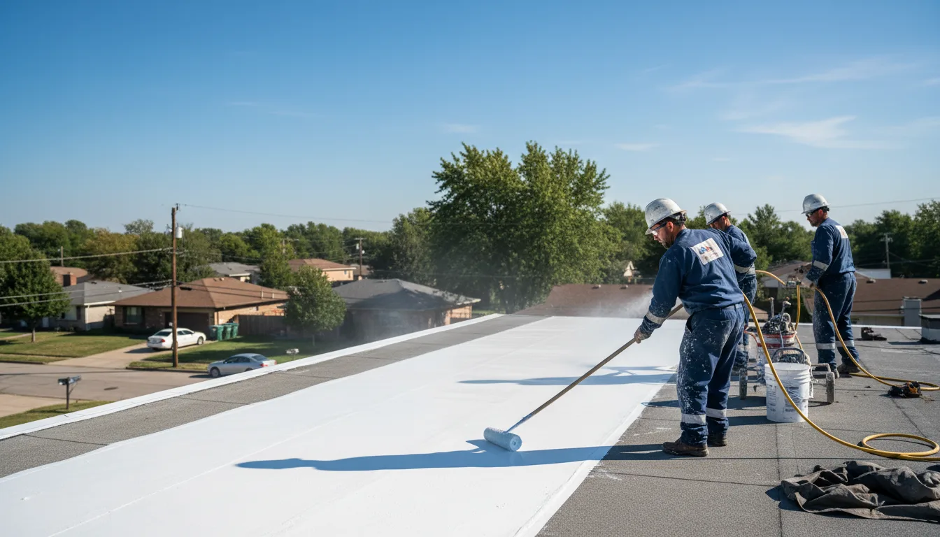 Commercial roof coating in Amherst, SD near me
